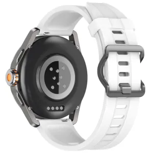 SILICONE Vymeniteľný remienok pre Xiaomi Watch S4 Sport biely