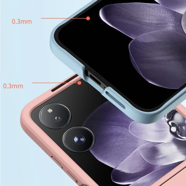 PLASTIC Ochranný plastový kryt pre Xiaomi MIX Flip modrý