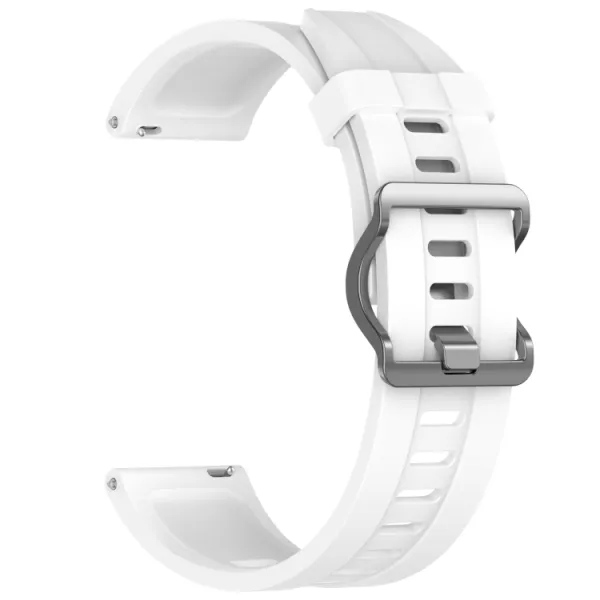 SILICONE Vymeniteľný remienok pre Xiaomi Watch S4 Sport biely
