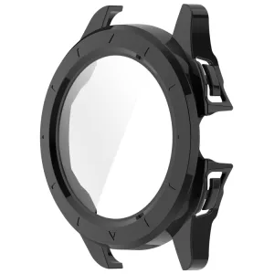 PC FULL COVER Plastový kryt so sklom pre Xiaomi Watch S4 Sport čierny