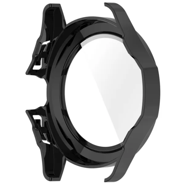 PC FULL COVER Plastový kryt so sklom pre Xiaomi Watch S4 Sport čierny