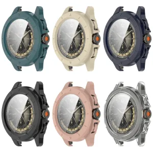 PC FULL COVER Plastový kryt so sklom pre Xiaomi Watch S4 Sport čierny