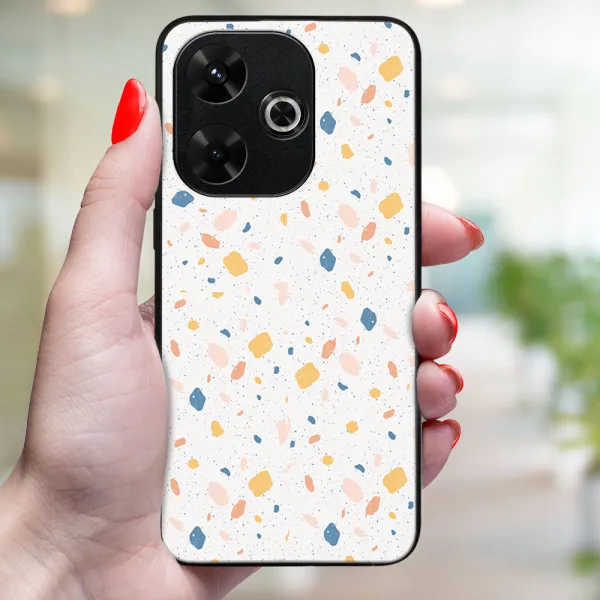 MY ART Ochranný kryt pre Xiaomi Redmi 13 ORANGE TERRAZZO (165)