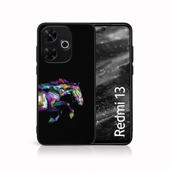 MY ART Ochranný kryt pre Xiaomi Redmi 13 HORSE (249)