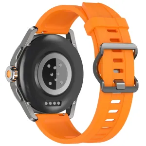 SILICONE Vymeniteľný remienok pre Xiaomi Watch S4 Sport oranžový