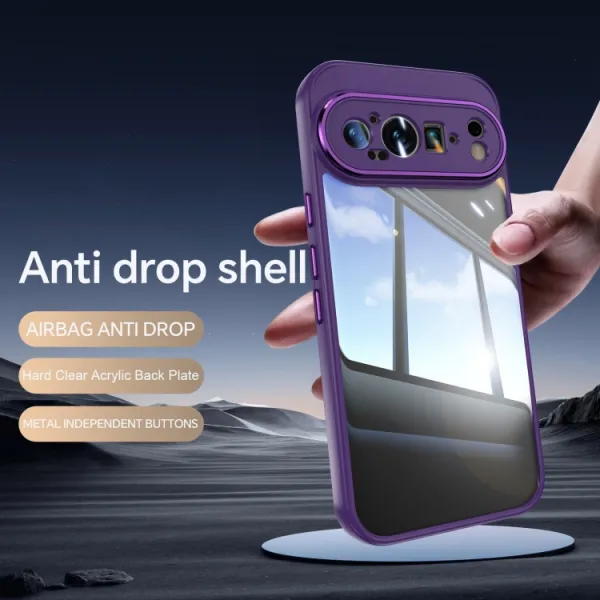 ACRYLO Ochranný kryt pre Google Pixel 9 fialový