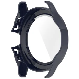 PC FULL COVER Plastový kryt so sklom pre Xiaomi Watch S4 Sport tmavomodrý