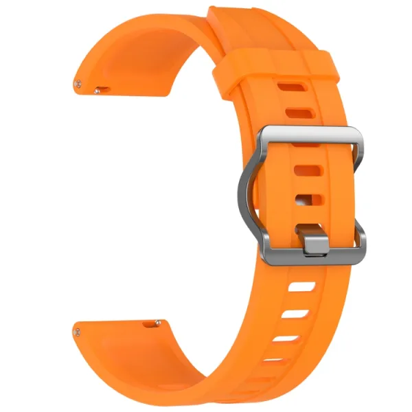 SILICONE Vymeniteľný remienok pre Xiaomi Watch S4 Sport oranžový