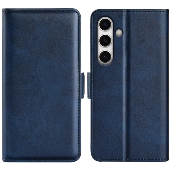 SIDE Peňaženkové puzdro pre Samsung Galaxy S24 FE 5G modré