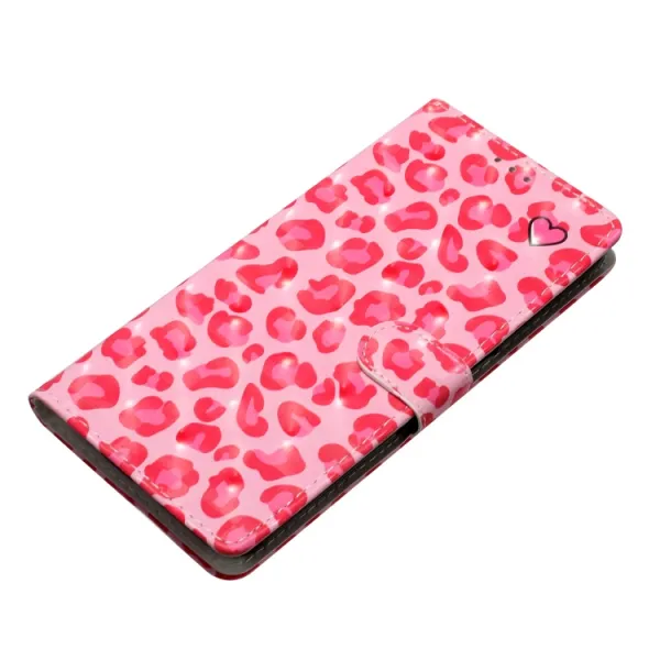 ART Peňaženkový kryt pre Motorola Edge 50 PINK LEOPARD