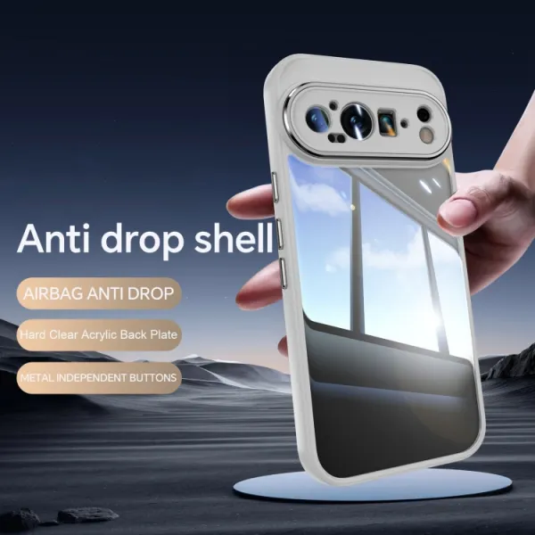 ACRYLO Ochranný kryt pre Google Pixel 9 šedý