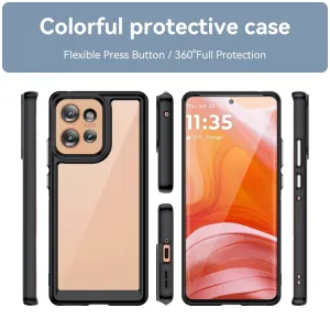 CRYSTAL Ochranný kryt pre Motorola Edge 50 čierny