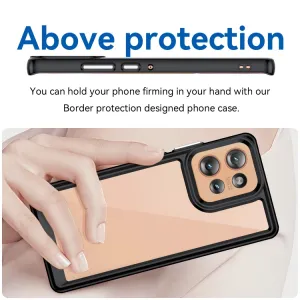CRYSTAL Ochranný kryt pre Motorola Edge 50 čierny