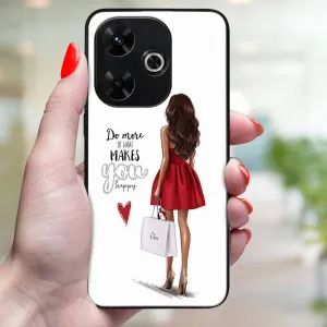 MY ART Ochranný kryt pre Xiaomi Redmi 13 RED DRESS (137)