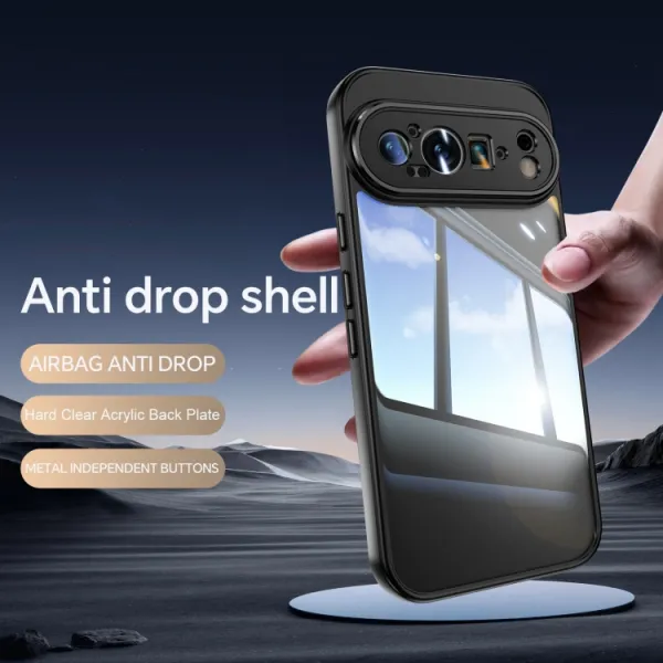 ACRYLO Ochranný kryt pre Google Pixel 9 Pro čierny