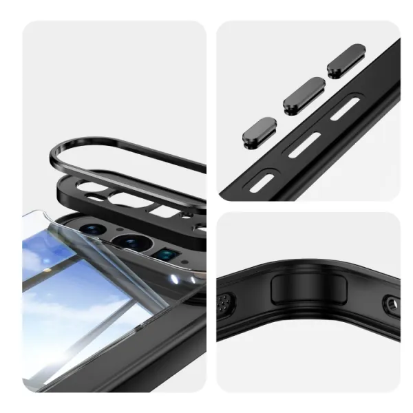 ACRYLO Ochranný kryt pre Google Pixel 9 Pro čierny