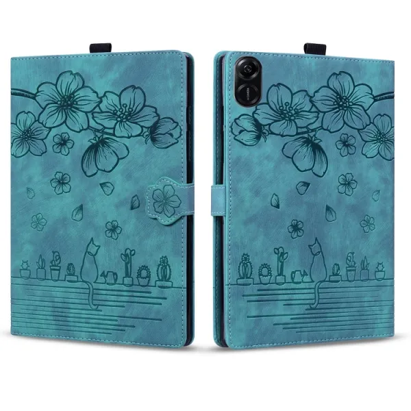 ART FLOWER Zaklápacie puzdro pre Honor Pad X8a / Honor Pad X8b zelené