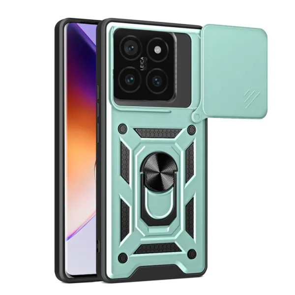 RING CAMERA Kryt s držiakom pre Xiaomi 14T Pro zelený