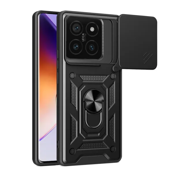 RING CAMERA Kryt s držiakom pre Xiaomi 14T Pro čierny