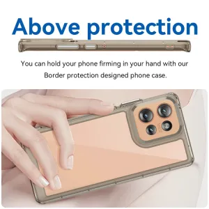 CRYSTAL Ochranný kryt pre Motorola Edge 50 šedý