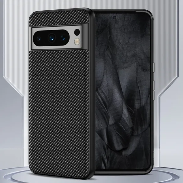 CARBON Ochranný obal pre Google Pixel 9 / Google Pixel 9 Pro čierny