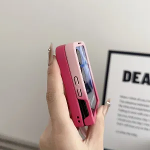 HEART RING Ochranný plastový kryt pre Xiaomi MIX Flip PINK