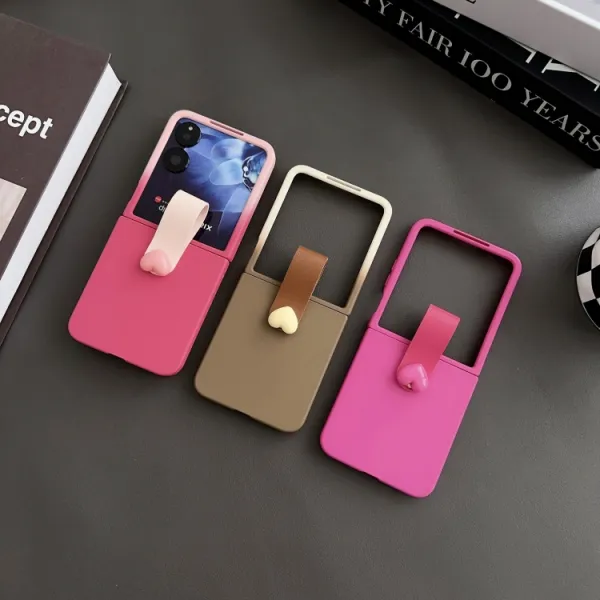 HEART RING Ochranný plastový kryt pre Xiaomi MIX Flip PINK