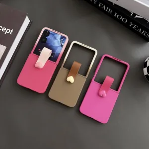 HEART RING Ochranný plastový kryt pre Xiaomi MIX Flip PINK