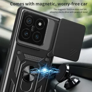 RING CAMERA Kryt s držiakom pre Xiaomi 14T Pro zelený