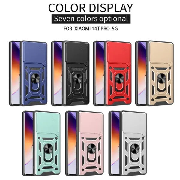 RING CAMERA Kryt s držiakom pre Xiaomi 14T Pro čierny