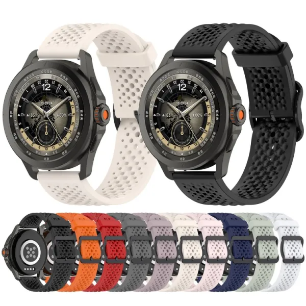 AIRY Silikónový remienok pre Xiaomi Watch S4 Sport oranžový