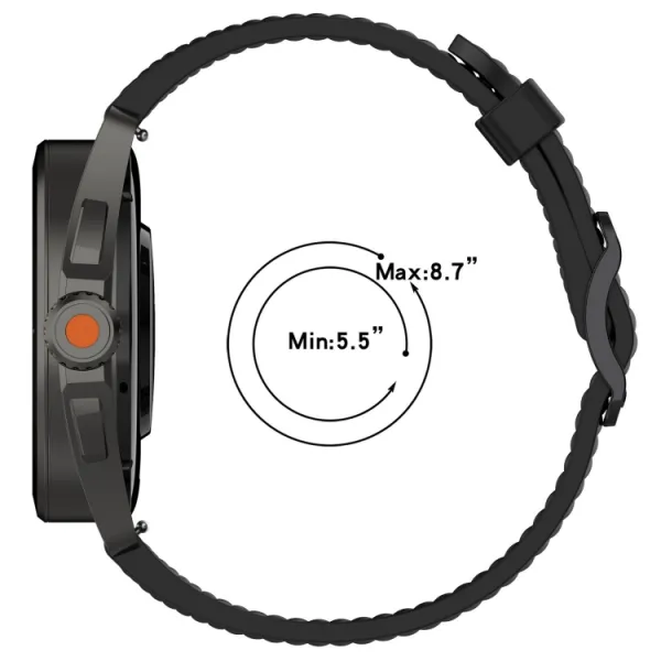 AIRY Silikónový remienok pre Xiaomi Watch S4 Sport STARLIGHT