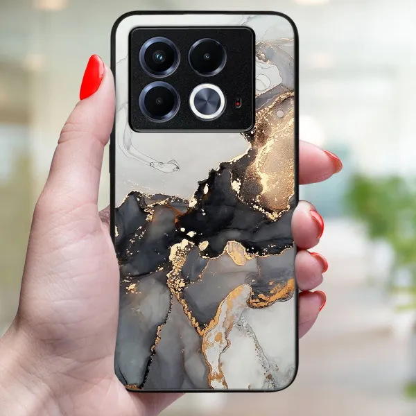 MY ART Ochranný kryt pre Infinix Note 40 GREY MARBLE (140)