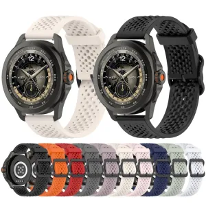 AIRY Silikónový remienok pre Xiaomi Watch S4 Sport biely