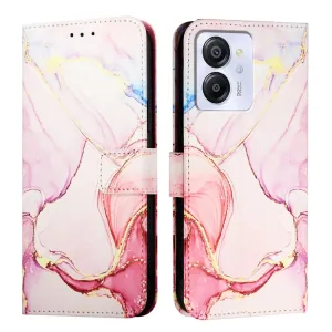 ART MARBLE Peňaženkový kryt pre Blackview Color 8 ROSE GOLD