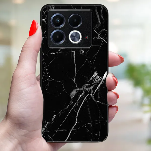 MY ART Ochranný kryt pre Infinix Note 40 BLACK MARBLE (142)