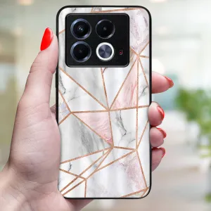 MY ART Ochranný kryt pre Infinix Note 40 PINK MARBLE (143)