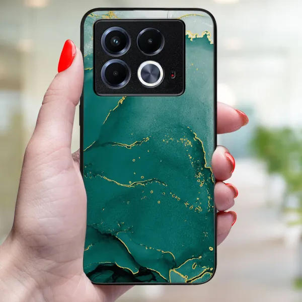 MY ART Ochranný kryt pre Infinix Note 40 GREEN MARBLE (145)