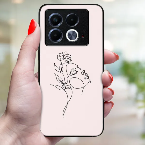 MY ART Ochranný kryt pre Infinix Note 40 ROSE GIRL (198)