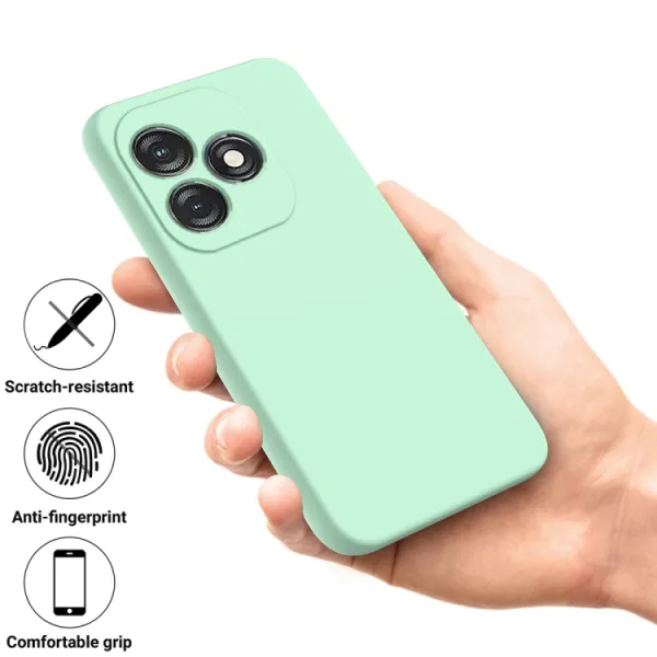 RUBBER Ochranný obal pre Tecno Spark 20 zelený