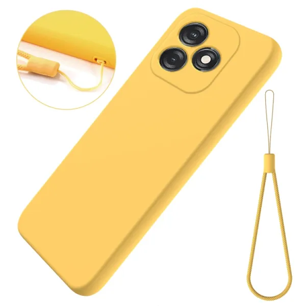 RUBBER Ochranný obal pre Tecno Spark 20 žltý