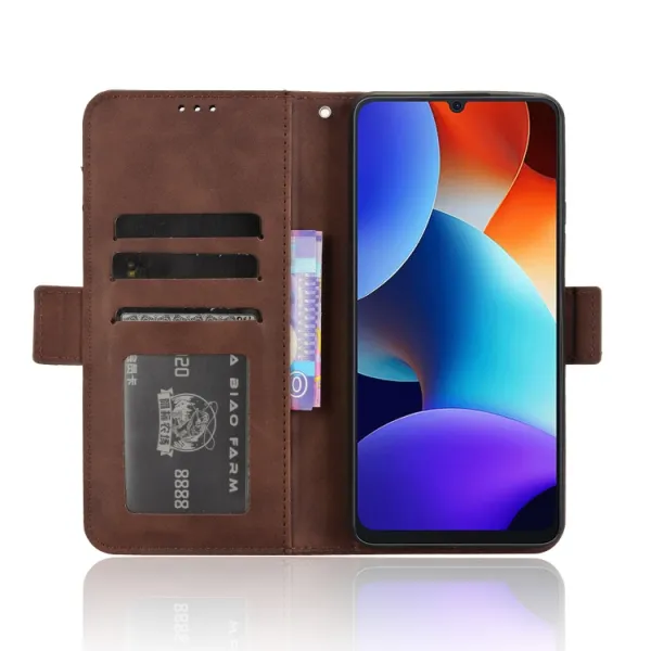 SLOT Peňaženkový obal pre Blackview Color 8 hnedý