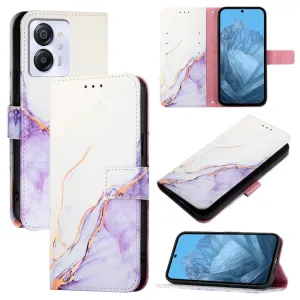ART MARBLE Peňaženkový kryt pre Blackview Color 8 WHITE PURPLE