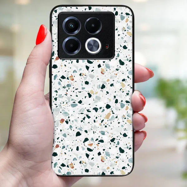 MY ART Ochranný kryt pre Infinix Note 40 GREY TERRAZZO (163)