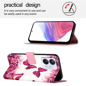 ART Peňaženkový kryt pre Blackview Color 8 PINK BUTTERFLY