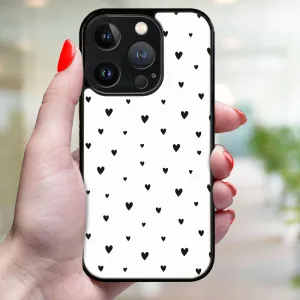 MY ART Ochranný kryt pre Apple iPhone 15 Pro Max BLACK HEARTS (167)