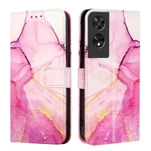ART MARBLE Peňaženkový kryt pre TCL 505 PINK