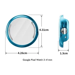 TPU HALF COVER Kryt pre Google Pixel Watch 3 41mm čierny