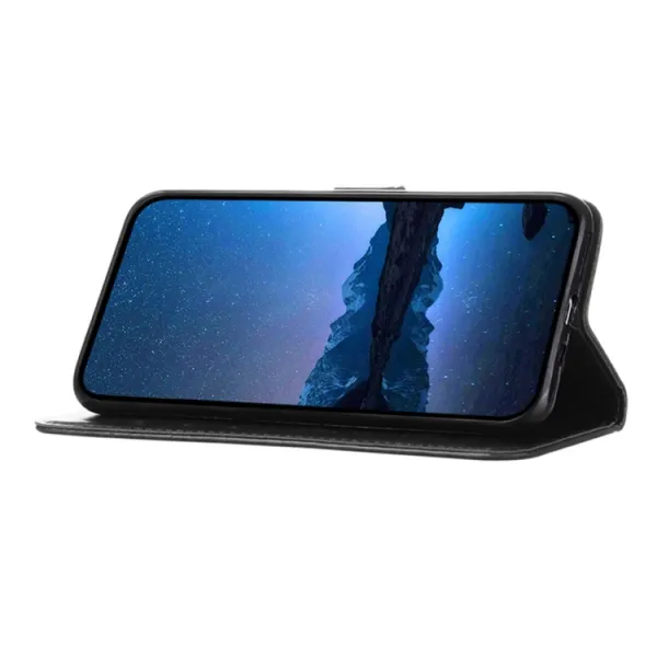 ART BUTTERFLY Peňaženkový obal pre TCL 505 čierny