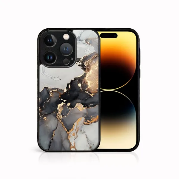 MY ART Ochranný kryt pre Apple iPhone 15 Pro Max GREY MARBLE (140)